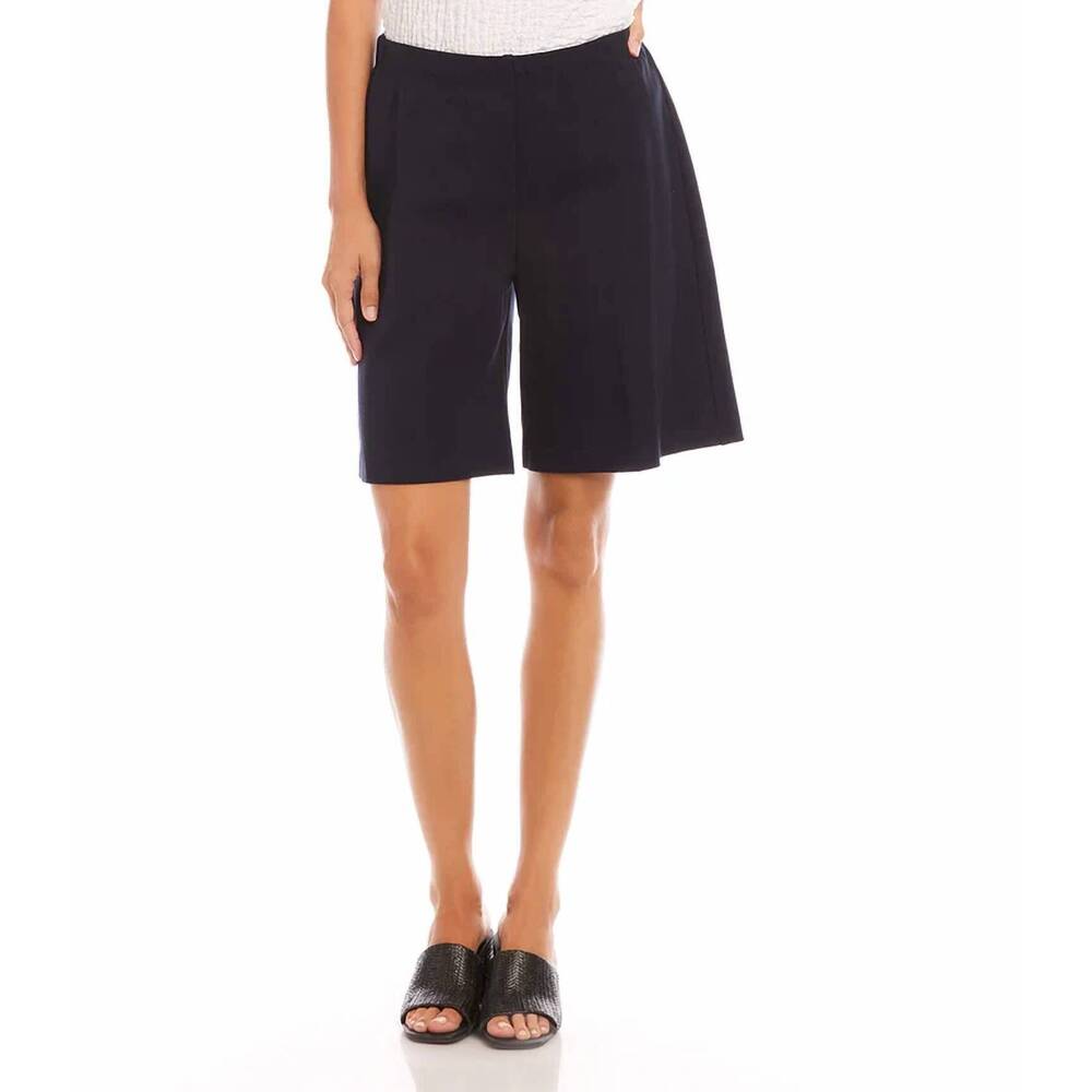 NEW KAREN KANE nathalie a-line shorts in navy